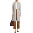 thumbnail image 5 of Time and Tru Women's Open Front Duster Cardigan, 5 of 5