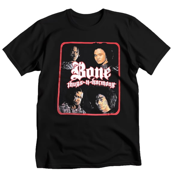 Bone Thugs-N-Harmony Men's Sample #1 T-Shirt Black Large | Officially Licensed Merchandise
