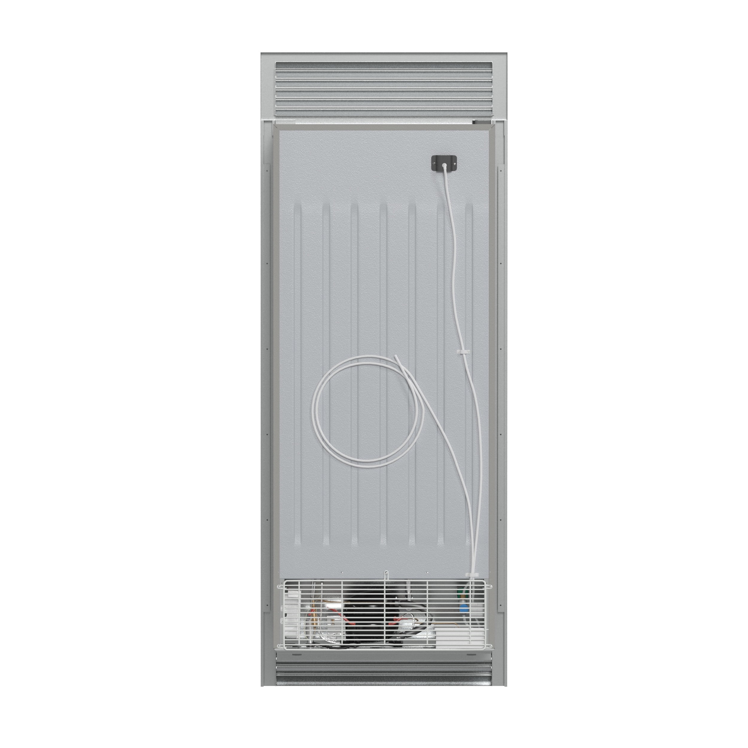 Forno Fortezza 32 Inch Left-Swing Freezer with Standard Trim Grill, Stainless Steel, with Automatic Ice Maker