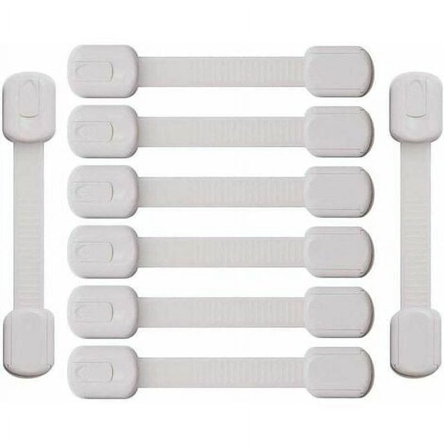 Bloqueo de seguridad para ventanas para niños, cerradura para armario de bebé, 8 piezas de bloqueo de seguridad para cajones para bebés, cerraduras y pestillos para armarios, seguridad para
