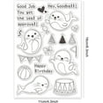 thumbnail image 2 of Seals Silicone Clear Stamps Animals Transparent Stamps for Birthday Valentine's Day Cards Making DIY Scrapbooking Photo Album Decoration Paper Craft, 2 of 2