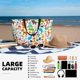 thumbnail image 5 of Disketp Animals Bolsa de Playa de Gran Capacidad, Bolso Impermeable y a Prueba de Arena para Mujer, Ideal para Playa, Piscina y Natación, 5 of 7