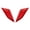 Red, variant on Billet Black Mirror Block Off Plates for Ducati Panigale V4 /S/R V2 2018-2024