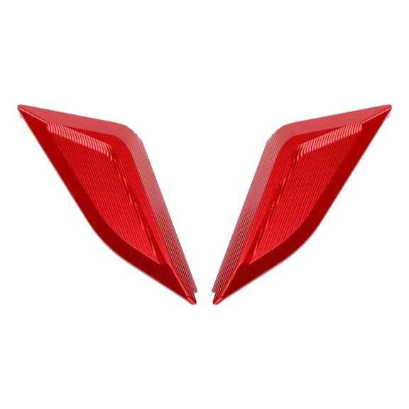 Billet Red Mirror Block Off Plates for Ducati Panigale V4 /S/R V2 2018-2024