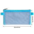 thumbnail image 2 of Large Pencil Case Clearance, Exquisite And Transparent Mesh Pencil Case Storage Bag with Multiple Colors Optional Nylon Mesh Back to College, 2 of 8