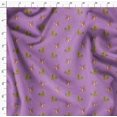 thumbnail image 4 of Soimoi Purple Rayon Fabric Tree & Animals Dots Print Fabric by Yard 56 Inch Wide, 4 of 5