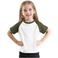 thumbnail image 6 of Plebaso Boys Girls Summer T-Shirts Short Sleeve Color Block Tee Tops for Kids Casual Crew Neck Shirts, 6 of 7