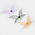 thumbnail image 3 of Jumpingount Mariposa mágica con efecto degradado para accesorios de fiesta y festival, accesorios para actuaciones de baile de disfraces Disfraces de disfraces violeta, 3 of 6
