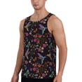 thumbnail image 2 of Haiem Humming Bird And Tropical Flowers Men Workout Tank Top Gym Bodybuilding Sleeveless Muscle T Shirts Athletic Tank Breathable Workout Shirt-XX-Large, 2 of 9