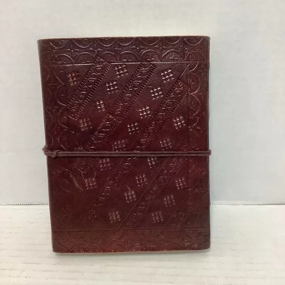 Vintage Leather Journal grimoire Celtic Witch Stone Leather Book of Shadows New