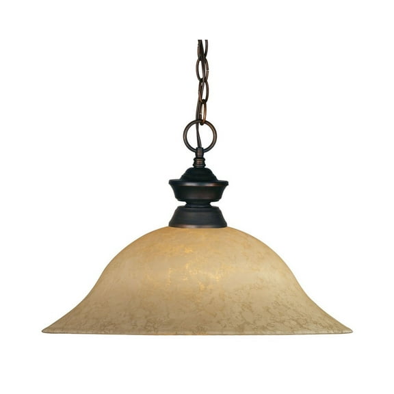 1 Light Pendant In Classical Style 16 Inches Wide By 12 Inches High -Traditional Installation Z-Lite 100701Ob-Gm16