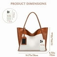 thumbnail image 4 of GAEKEAO Tote Bag for Women Large Capacity Ladies Top Handle Handbags Travel Purses, 4 of 6