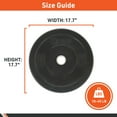 thumbnail image 3 of Body Sport Rubber Olympic Bumper Plates - Single Plate - 2-Inch Wide - 35 Pounds, 3 of 6