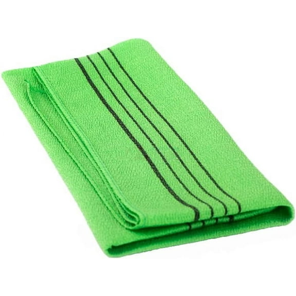 Korean Exfoliating Bath and Shower Towel Washcloth Long (2 Pack)