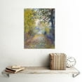 thumbnail image 2 of Renoir in The Woods Reproduction Painting Landscape Wall Art Poster Print Picture, 2 of 4