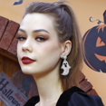 thumbnail image 4 of Pendientes de Halloween TANGJMXG Colgantes de Calabaza Araña Fantasma Hechos a Mano, 4 of 5