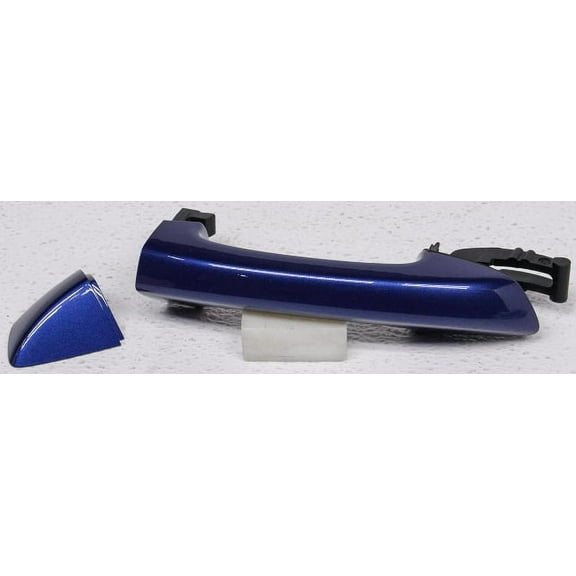 OEM Reef Blue (LB5K) Left Driver Side Exterior Door Handle for VW Passat, Golf