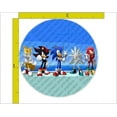 24 Sonic the Hedgehog Edible Frosting Image Cupcake Toppers, Birthday