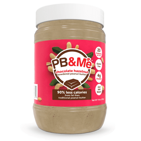 PB&Me Powdered Peanut Butter - Chocolate Hazelnut - 1LB - Walmart.com