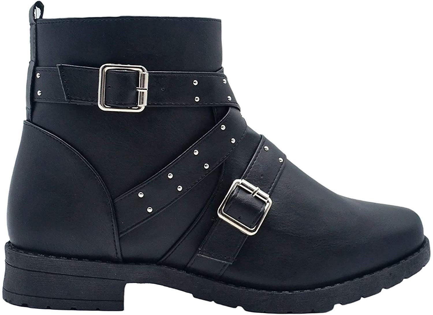 Ankle Moto Boots Embellished 