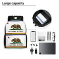 thumbnail image 5 of California Lgbtq Gay Pride Flag Backpack Travel Bag For Men Women Lightweight Back Pack With Laptop Compartmen, 5 of 8