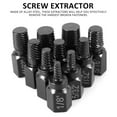 thumbnail image 5 of Hvxrjkn 10Pcs Screw Extractor Kit Alloy Steel Damaged Screw Remover Drill Bits Broken Bolt Stud Remover for Bolt Stud Home Professional Repair, 5 of 9