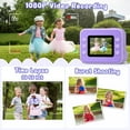 thumbnail image 3 of 2.4" Instant Print Camera for Kids, 1080P HD Instant Kids Camera 32G Card & Photo Paper for Girls Boys Age 6-12 Birthday Gifts - Purple, 3 of 8