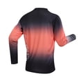 thumbnail image 6 of Mens Long Sleeve T Shirts Gradient Crewneck Lightweight Running Activewear Tops Orange XL, 6 of 6