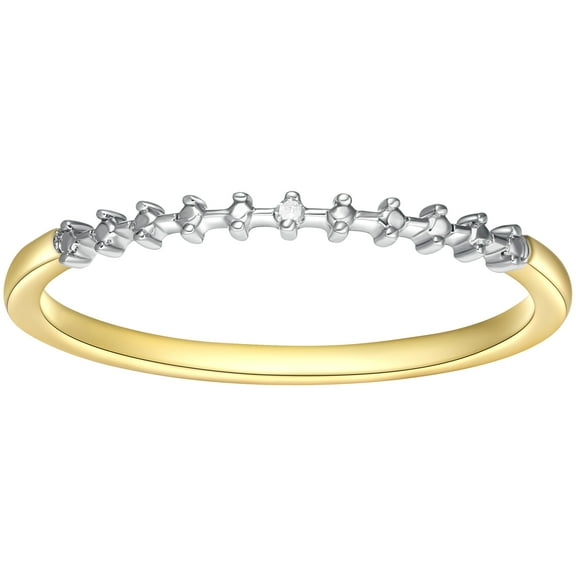 Forever Facets Diamond Accent Band Ring