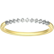 Forever Facets Diamond Accent Band Ring