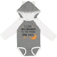 thumbnail image 3 of Inktastic I Love My Gramps To The Moon and Back Boys or Girls Long Sleeve Baby Bodysuit, 3 of 5