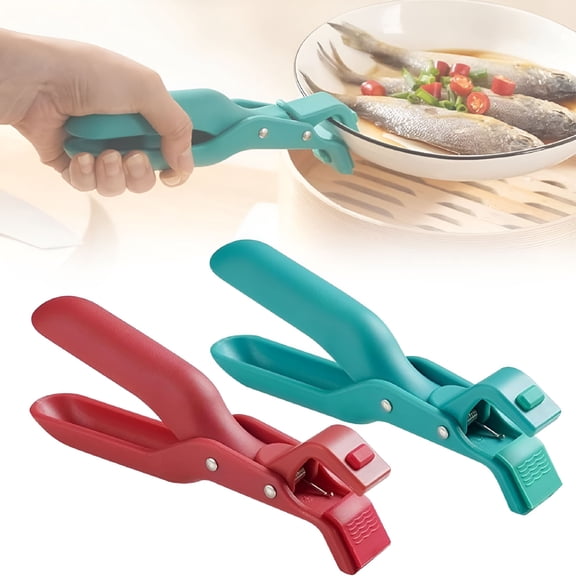 ACDANC 2Pcs Multi-Function Anti-Scald Bowl Clip,Hot Bowl Dish Plate Gripper Clips Tongs Clamp Holder,Kitchen Silicone Anti-Slip Clip