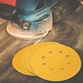 thumbnail image 4 of Discos de lijado de 125 mm, óxido de aluminio con una resistencia al desgaste excepcional, diseño antiestático que garantiza un funcionamiento seguro, perfectos para usar con lijadoras orbitales, 4 of 5
