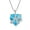 3-Aquamarine-Mar, variant on Love Heart Pendant Necklace 925 Sterling Silver June Alexandrite Birthstone Jewelry for Women