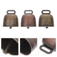 thumbnail image 3 of CIMAXIC Durable Copper Pet Bells for DIY Use Lightweight Firm and Long Lasting Assorted Color,1.5"X1.38"X0.98", 3 of 4