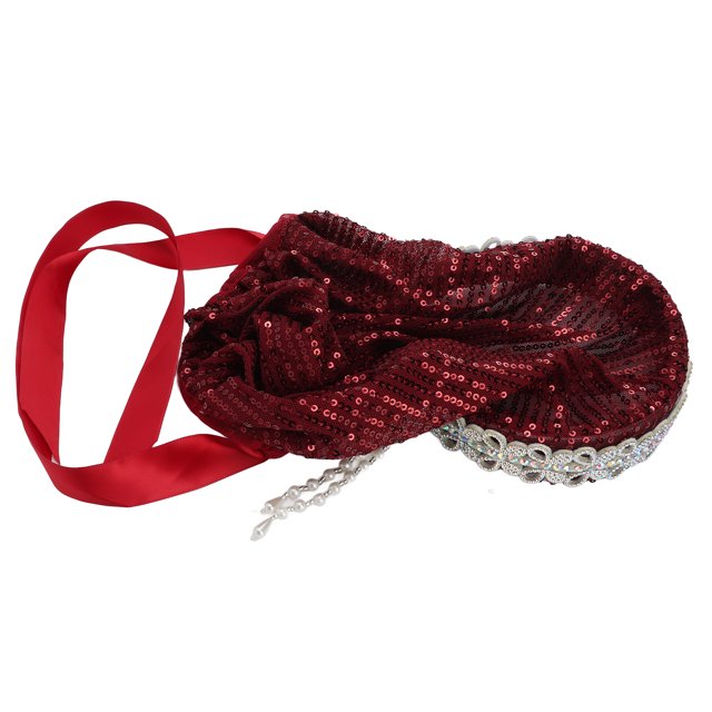 Hijab Pañuelo para la Cabeza Diadema Musulmana Sombrero Elegante Elasticidad Diamantes de Imitación Lazo Taladro en Caliente Accesorios de Joyería Extra Largos ANGGREK Otros