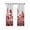 Red, variant on Red Flowers Blackout Curtains, Light Blocking Print Window Curtains, Rustic Spring Wild Floral Herbs Plants Thermal Insulated Window Drapes for Living Room Kitchen Cafe 2 Panels, 84"W x 84"L