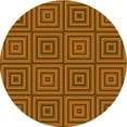 thumbnail image 1 of Ahgly Company Machine Washable Indoor Round Transitional Tomato Red Area Rugs, 8' Round, 1 of 7