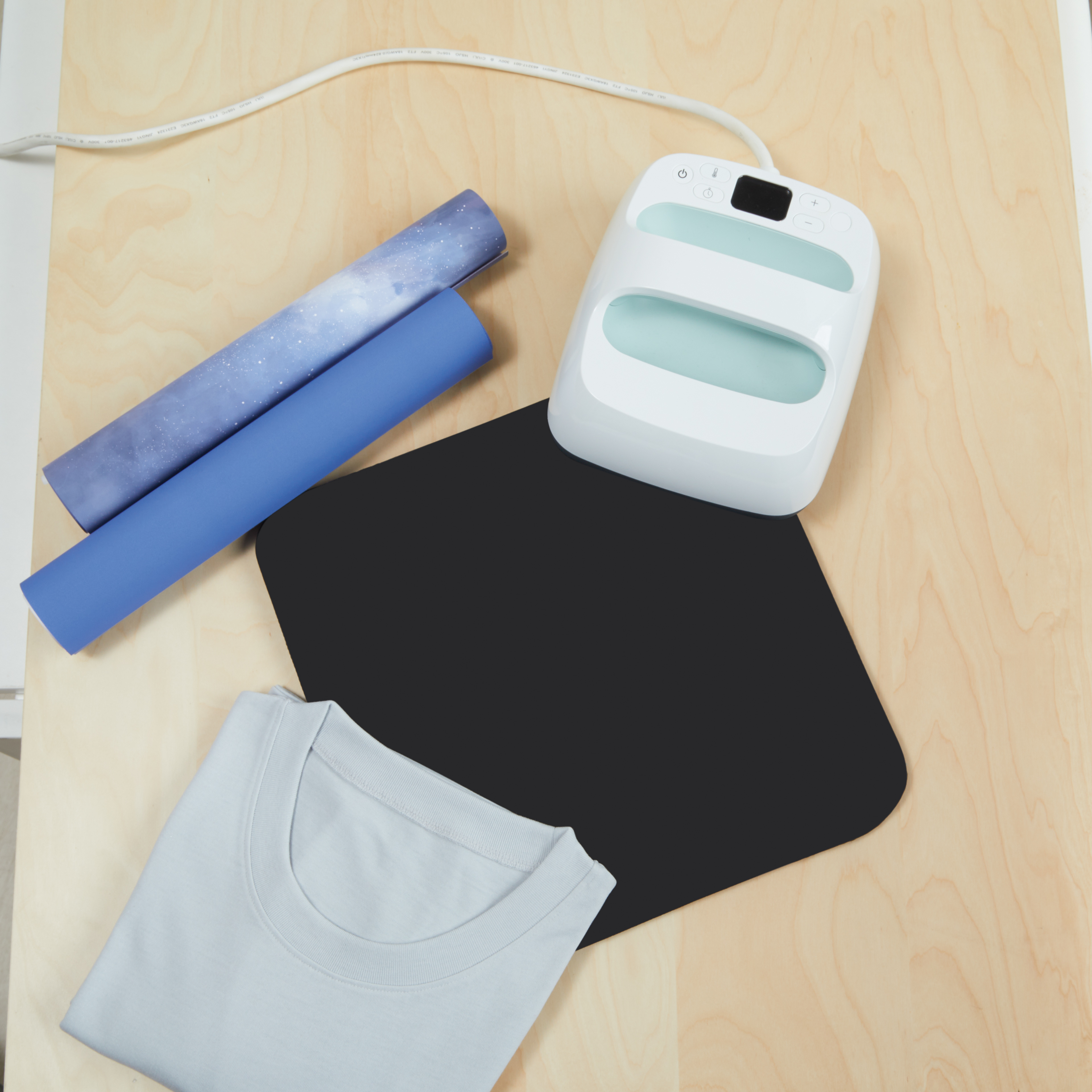 Heat Press Mat by Make Market – 12" x 12" Slip-Resistant Surface for Sublimation - HTV & Heat Gun Projects - Heat Resistant up to 400°F - Spot Clean Only - 12 Pack