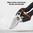 thumbnail image 4 of Heavy Duty Scissors, 4cm Long Blade Pruning Shears Labor Saving Wear Resistance  for Tree Branch Trimming, 4 of 7