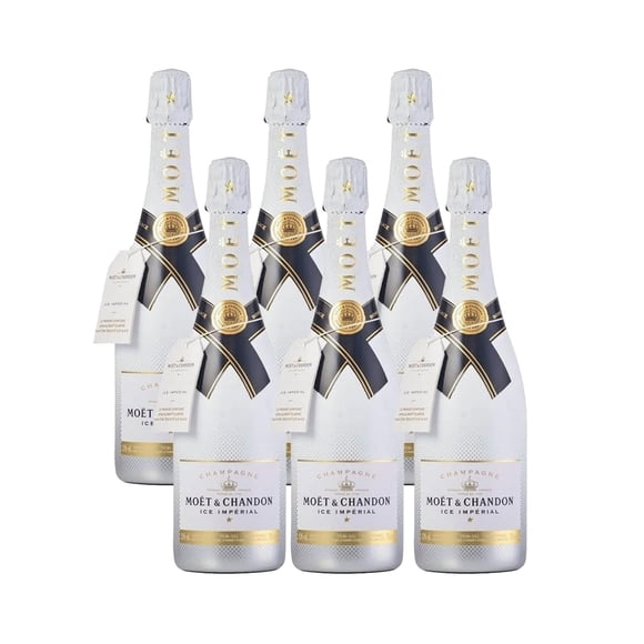 Pack de 6 Champagne Moet Chandon Ice Imperial 750 ml Moet Chandon Ice Imperial