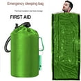 thumbnail image 5 of Emergency Thermal Blanket Cozival Emergency Thermal Reflective Sleeping Bag - Portable Survival Blanket for Outdoor Hiking & Emergency Kits (90X210Cm) with Whistle, Foldable, Reflective Sleeping Bag, 5 of 6