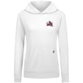 thumbnail image 2 of Women's Levelwear White Los Angeles Angels Relay Spring Break Panoramic Bold Hoodie, 2 of 3