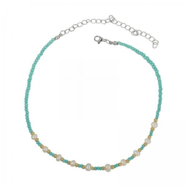 5 Collares De Perlas De Agua Dulce, Regalo único Para Madre, Hermana Y Novia