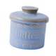 thumbnail image 4 of Mantequera francesa con tapa de cerámica, gran capacidad, ideal para decoración del hogar azul claro, 4 of 9