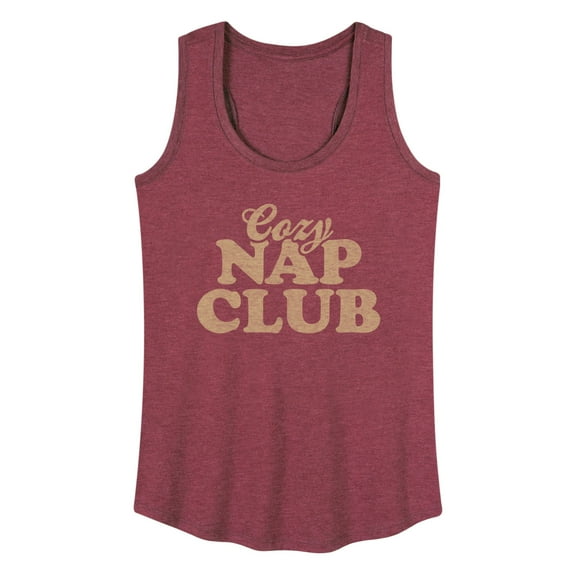 Instant Message - Cozy Nap Club - Women's Racerback Tank Top