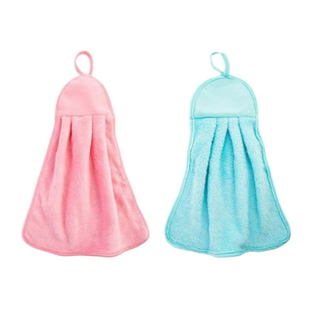 HEATSHAKING Cleaning Cloth For Pots Microfiber Hangable 2Pcs Assorted Color