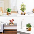 thumbnail image 5 of KAIYANG Macetas con forma de perezoso, bonitas macetas para suculentas, para plantas de interior, macetas para jardín, para plantas, suculentas, cactus, flores, decoración para el hogar, la oficina, e, 5 of 5