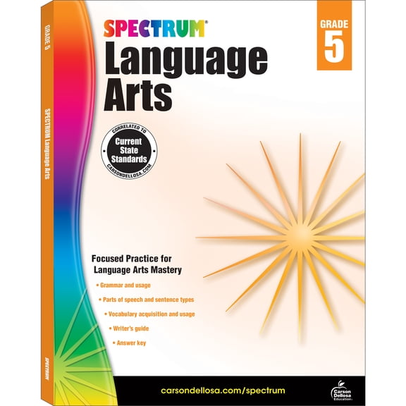 Spectrum: Spectrum Language Arts, Grade 5 (Series #15) (Paperback)