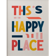 thumbnail image 1 of Qisvanset This Is Happy Place Canvas Wall Art 15.75x11.81 Inches, 1 of 8